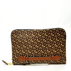 Burberry Clutch Bag Brown Pvc #179611B26B